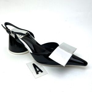 JEFFREY CAMPBELL Kari Pointed Toe Slingback Pump sz 5.5